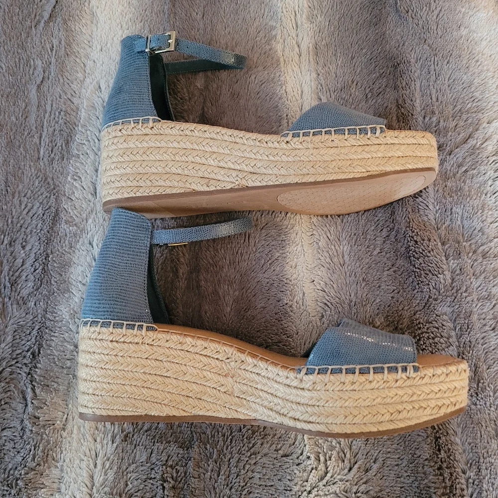Espadrille Wedge Sandals NWOT Size 9.5